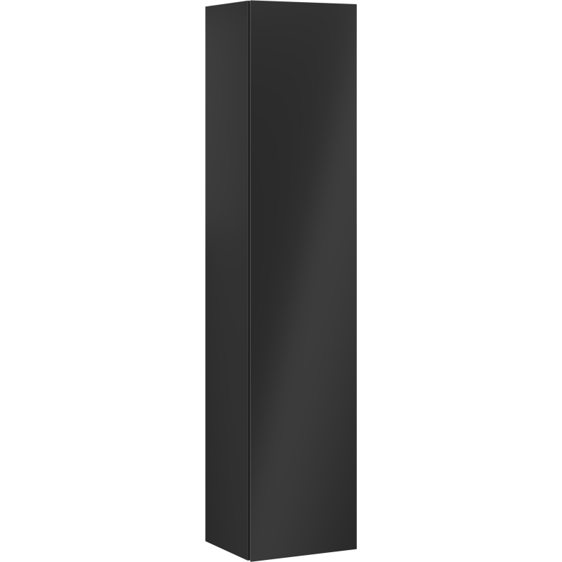 Mexen Orio colonne de salle de bain 35 cm, 1 porte, noir mat - 91A11-03016-1-BF71