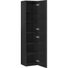 Mexen Orio colonne de salle de bain 35 cm, 1 porte, noir mat - 91A11-03016-1-BF71