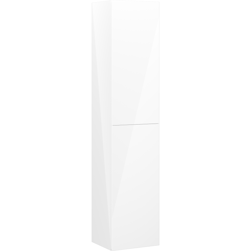 Mexen Orio colonne de salle de bain 35 cm, 2 portes, blanc brillant - 91A11-03016-2-BF00
