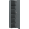 Mexen Orio colonne de salle de bain 35 cm, 2 portes, graphite mat - 91A11-03016-2-BF66