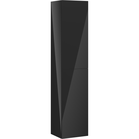 Mexen Orio colonne de salle de bain 35 cm, 2 portes, noir brillant - 91A11-03016-2-BF70