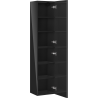 Mexen Orio colonne de salle de bain 35 cm, 2 portes, noir brillant - 91A11-03016-2-BF70