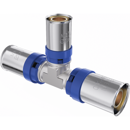 Mexen PEX-P raccord à compression réducteur, serti PEX 20 x 16 x 16 - W97131-201616-00
