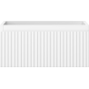 Mexen Rivel meuble de salle de bain sous lavabo 50 cm, 1 tiroir, rainuré, blanc mat- 91A20-05023-1-BF01