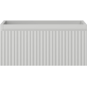 Mexen Rivel meuble de salle de bain sous lavabo 50 cm, 1 tiroir, rainuré, gris mat - 91A20-05023-1-BF62