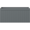 Mexen Rivel meuble de salle de bain sous-lavabo 50 cm, 1 tiroir, rainuré, graphite mat - 91A20-05023-1-BF66