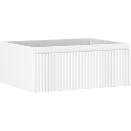Mexen Rivel meuble de salle de bain 60 cm, 1 tiroir, rainuré, blanc mat - 91A20-06023-1-BF01