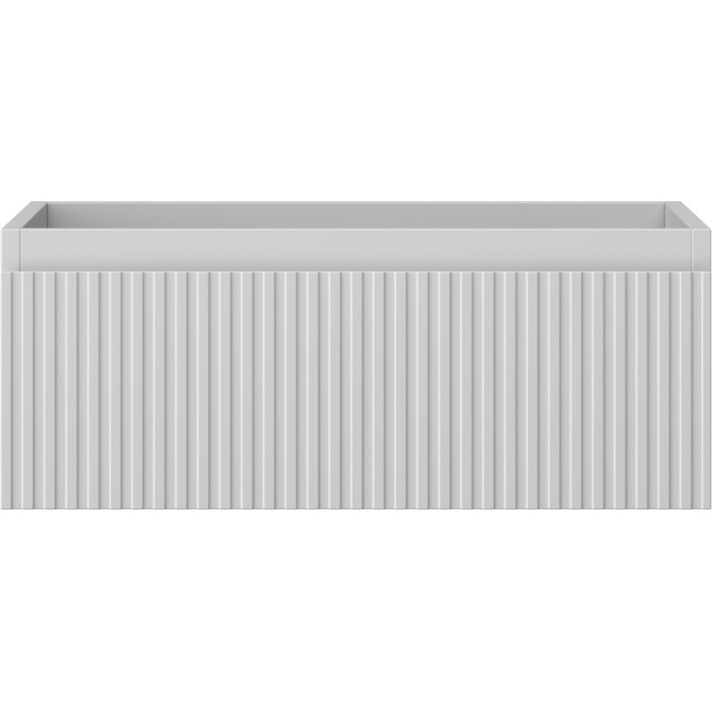 Mexen Rivel meuble de salle de bain sous lavabo 60 cm, 1 tiroir, rainuré, gris mat - 91A20-06023-1-BF62