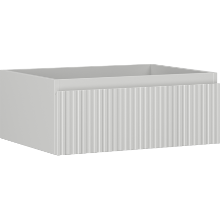 Mexen Rivel meuble de salle de bain sous-lavabo 60 cm, 1 tiroir, rainuré, gris mat - 91A20-06023-1-BF62