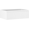 Mexen Rivel meuble de salle de bain sous-vasque 70 cm, 1 tiroir, rainuré, blanc mat - 91A20-07023-1-BF01