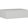 Mexen Rivel armoire de salle de bains sous lavabo 70 cm, 1 tiroir, rainuré, gris mat - 91A20-07023-1-BF62