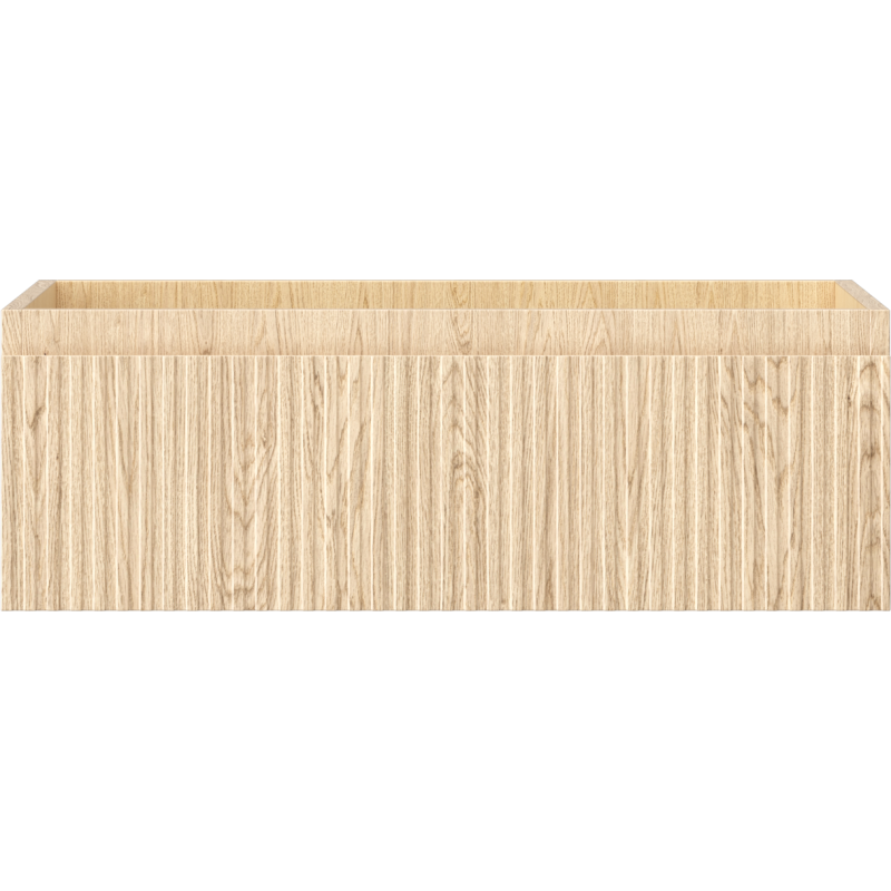 Mexen Rivel meuble de salle de bain sous lavabo 70 cm, 1 tiroir, rainuré, chêne - 91A20-07023-1-BF81