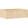 Mexen Rivel meuble de salle de bain sous-lavabo 70 cm, 1 tiroir, rainuré, chêne - 91A20-07023-1-BF81