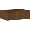 Mexen Rivel meuble de salle de bain sous-lavabo 70 cm, 1 tiroir, rainuré, noyer - 91A20-07023-1-BF86