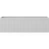 Mexen Rivel armoire de salle de bain sous lavabo 80 cm, 1 tiroir, rainuré, gris mat - 91A20-08023-1-BF62