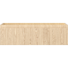 Mexen Rivel meuble de salle de bain sous vasque 80 cm, 1 tiroir, rainuré, chêne - 91A20-08023-1-BF81