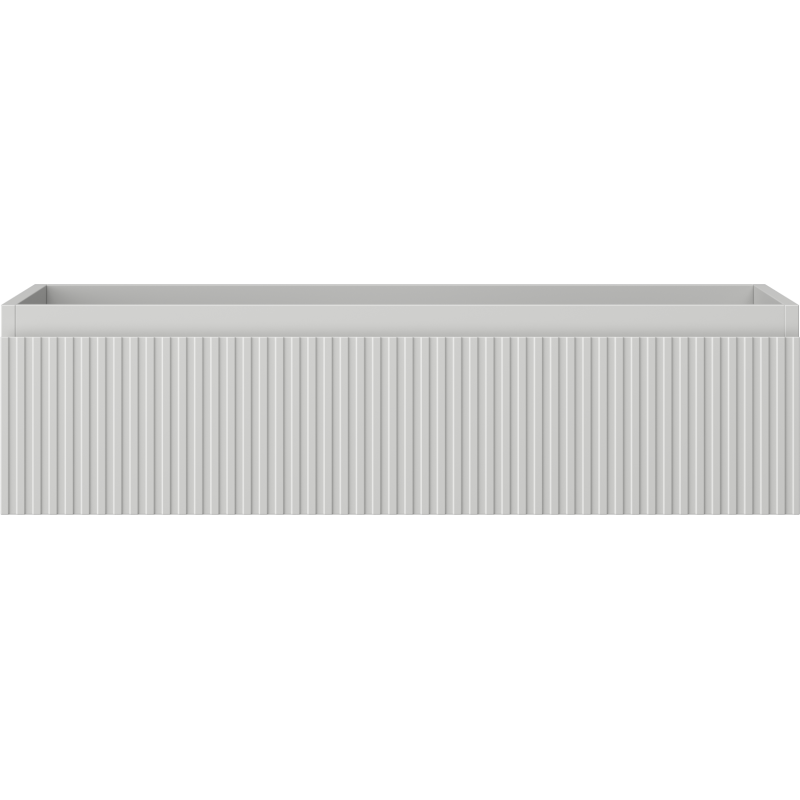 Mexen Rivel meuble de salle de bain sous-lavabo 90 cm, 1 tiroir, rainuré, gris mat - 91A20-09023-1-BF62