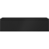 Mexen Rivel meuble de salle de bain sous-vasque 90 cm, 1 tiroir, rainuré, noir mat - 91A20-09023-1-BF71