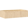 Mexen Rivel meuble de salle de bain suspendu 90 cm, 1 tiroir, rainuré, chêne - 91A20-09023-1-BF81