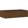 Mexen Rivel meuble de salle de bain sous lavabo 90 cm, 1 tiroir, rainuré, noyer - 91A20-09023-1-BF86