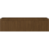 Mexen Rivel meuble de salle de bain sous lavabo 90 cm, 1 tiroir, rainuré, noyer - 91A20-09023-1-BF86
