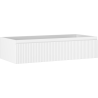 Mexen Rivel meuble de salle de bain sous-lavabo 100 cm, 1 tiroir, rainuré, blanc mat - 91A20-10023-1-BF01