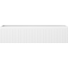 Mexen Rivel meuble de salle de bain sous-lavabo 100 cm, 1 tiroir, rainuré, blanc mat - 91A20-10023-1-BF01