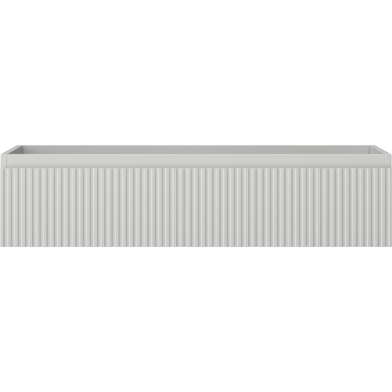 Mexen Rivel armoire de salle de bain sous lavabo 100 cm, 1 tiroir, rainurée, gris mat - 91A20-10023-1-BF62