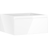 Mexen Orio meuble sous-lavabo 50 cm, 1 tiroir, blanc brillant - 91A10-05023-1-BF00