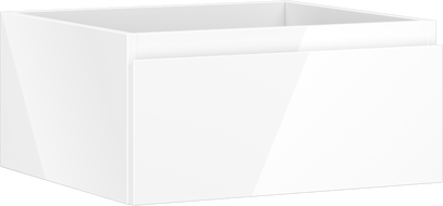 Mexen Orio meuble sous-lavabo 50 cm, 1 tiroir, blanc brillant - 91A10-05023-1-BF00