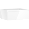 Mexen Orio meuble sous-lavabo 60 cm, 1 tiroir, blanc brillant - 91A10-06023-1-BF00
