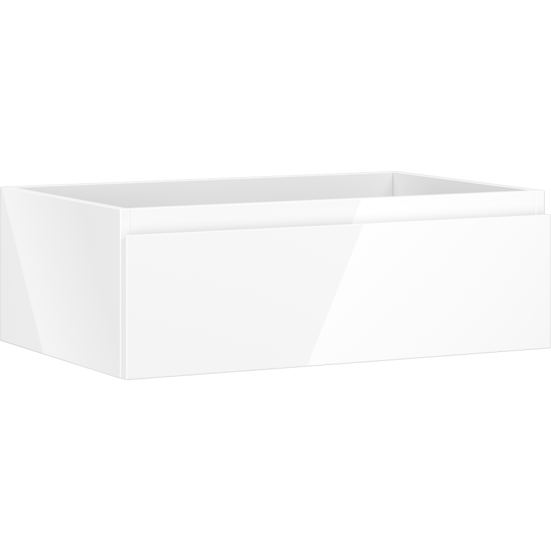 Mexen Orio meuble de salle de bain sous-lavabo 70 cm, 1 tiroir, blanc brillant - 91A10-07023-1-BF00