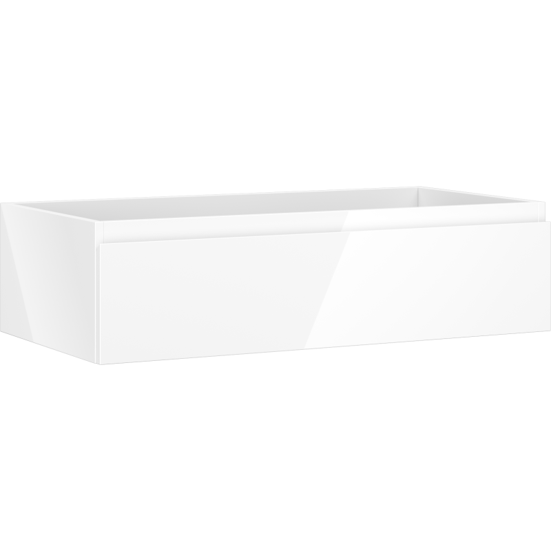 Mexen Orio meuble de salle de bain sous lavabo 90 cm, 1 tiroir, blanc brillant - 91A10-09023-1-BF00