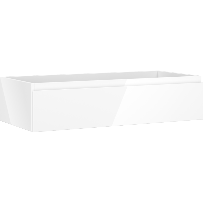 Mexen Orio meuble de salle de bain sous lavabo 100 cm, 1 tiroir, blanc brillant - 91A10-10023-1-BF00