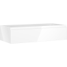 Mexen Orio meuble de salle de bain sous lavabo 100 cm, 1 tiroir, blanc brillant - 91A10-10023-1-BF00