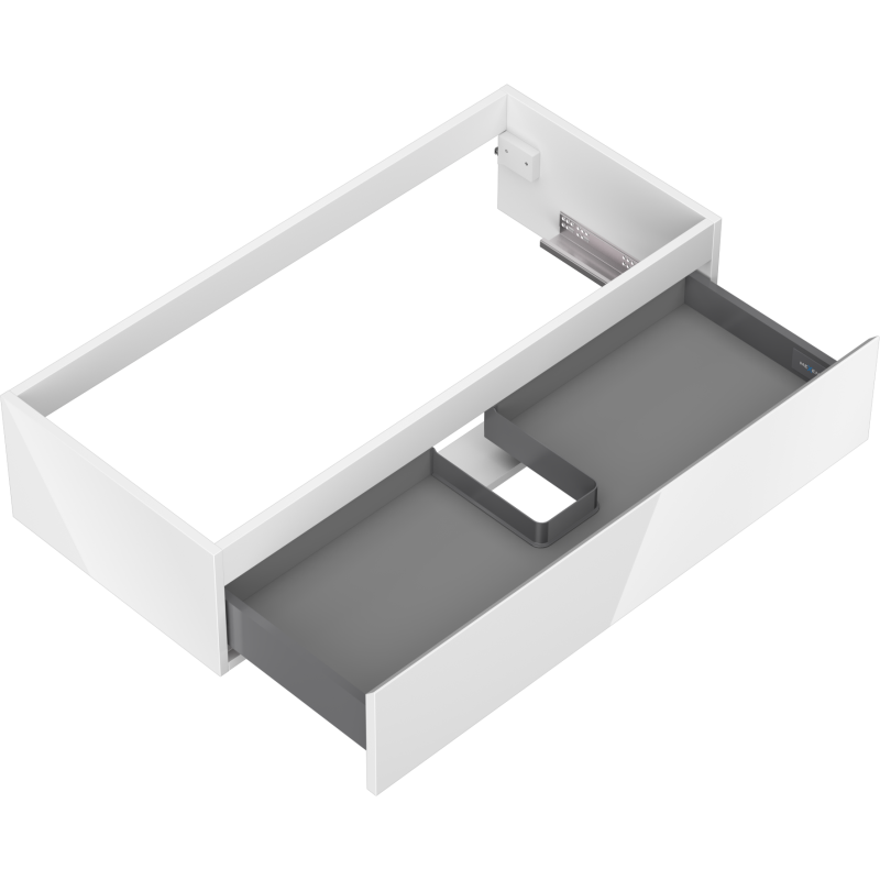 Mexen Orio Meuble de Salle de Bain sous lavabo 100 cm, 1 tiroir, blanc brillant - 91A10-10023-1-BF00