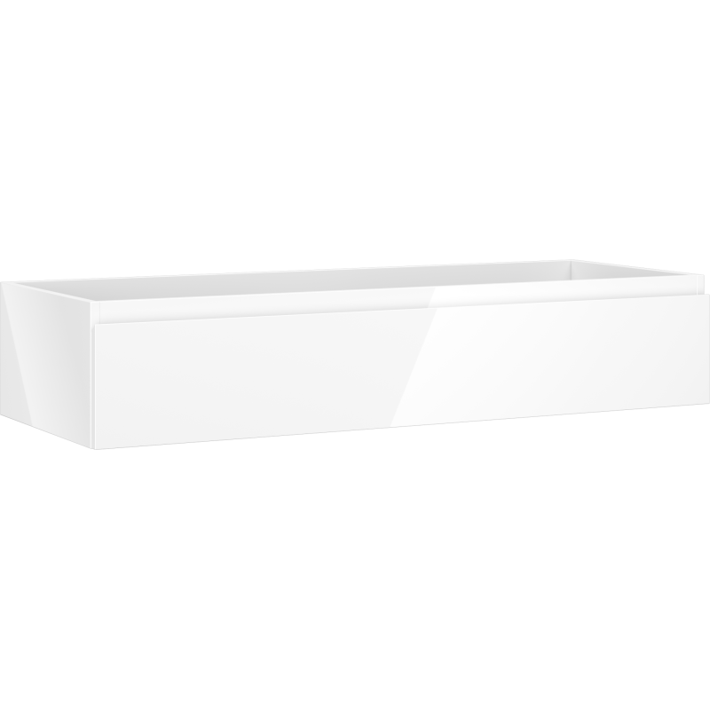 Mexen Orio meuble de salle de bain sous lavabo 120 cm, 1 tiroir, blanc brillant - 91A10-12023-1-BF00