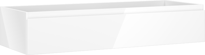 Mexen Orio meuble de salle de bain sous lavabo 120 cm, 1 tiroir, blanc brillant - 91A10-12023-1-BF00