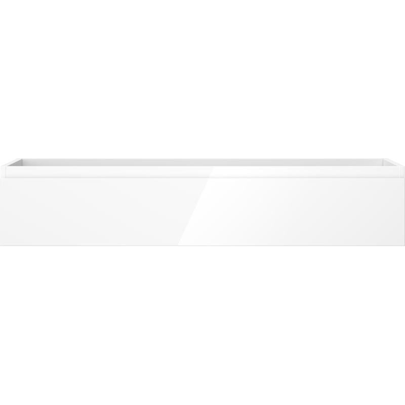 Mexen Orio meuble de salle de bains sous lavabo 120 cm, 1 tiroir, blanc brillant - 91A10-12023-1-BF00