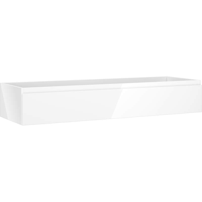 Mexen Orio armoire de salle de bains sous lavabo 140 cm, 1 tiroir, blanc brillant - 91A10-14023-1-BF00