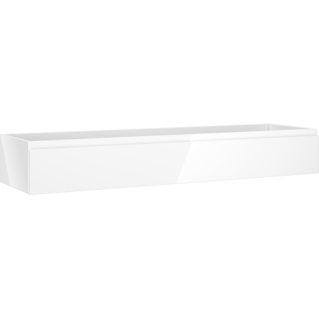 Mexen Orio meuble sous-lavabo 160 cm, 1 tiroir, blanc brillant - 91A10-16023-1-BF00