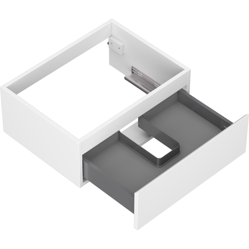 Mexen Orio armoire de salle de bain sous lavabo 60 cm, 1 tiroir, blanc mat - 91A10-06023-1-BF01