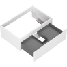 Mexen Orio meuble de salle de bain sous lavabo 70 cm, 1 tiroir, blanc mat - 91A10-07023-1-BF01