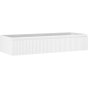 Mexen Rivel meuble de salle de bain sous lavabo 120 cm, 1 tiroir, rainuré, blanc mat - 91A20-12023-1-BF01