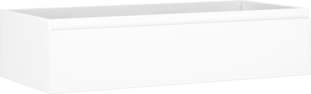 Mexen Orio meuble de salle de bains sous lavabo 100 cm, 1 tiroir, blanc mat - 91A10-10023-1-BF01