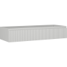 Mexen Rivel meuble de salle de bain sous vasque 120 cm, 1 tiroir, rainuré, gris mat - 91A20-12023-1-BF62
