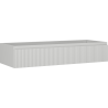 Mexen Rivel meuble de salle de bains sous lavabo 120 cm, 1 tiroir, rainuré, gris mat - 91A20-12023-1-BF62
