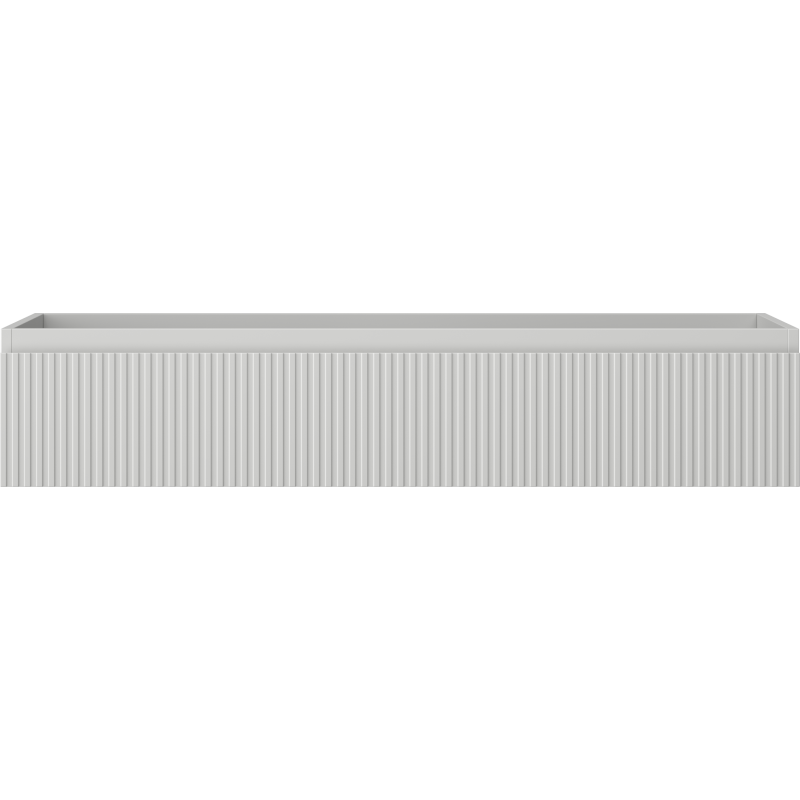 Mexen Rivel meuble de salle de bain sous vasque 120 cm, 1 tiroir, rainuré, gris mat - 91A20-12023-1-BF62