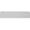 Mexen Rivel meuble de salle de bain sous vasque 120 cm, 1 tiroir, rainuré, gris mat - 91A20-12023-1-BF62