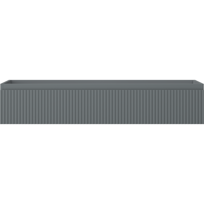 Mexen Rivel meuble de salle de bains sous vasque 120 cm, 1 tiroir, rainuré, gris mat - 91A20-12023-1-BF66